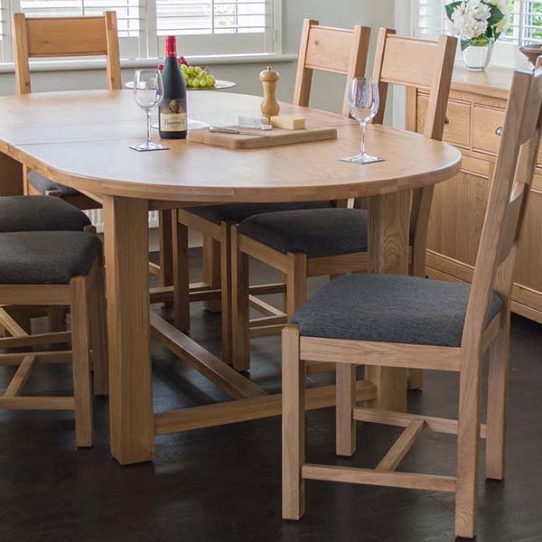 Dining table and 2024 grey fabric chairs